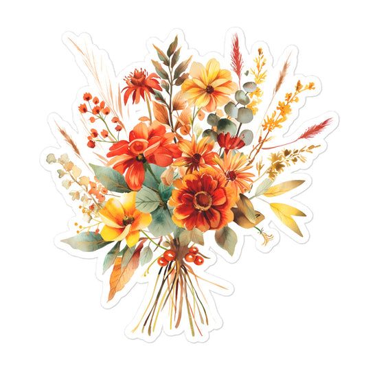 Fall wildflowers stickers FALLB01