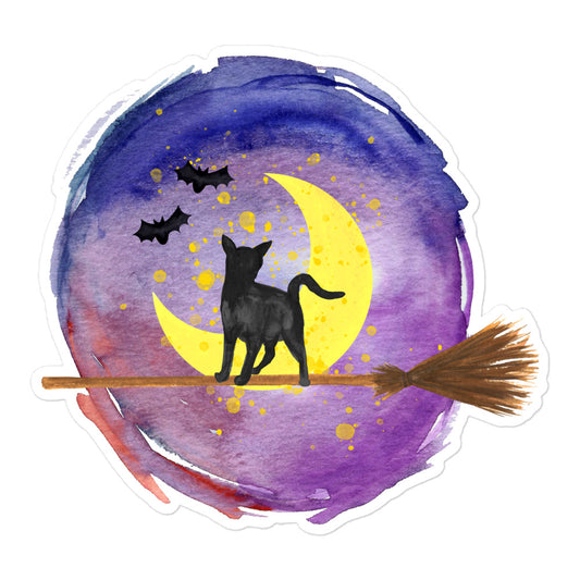 Halloween watercolor sticker WAHC08