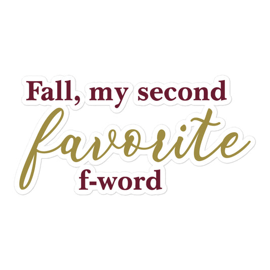 Fall sticker FLMX05