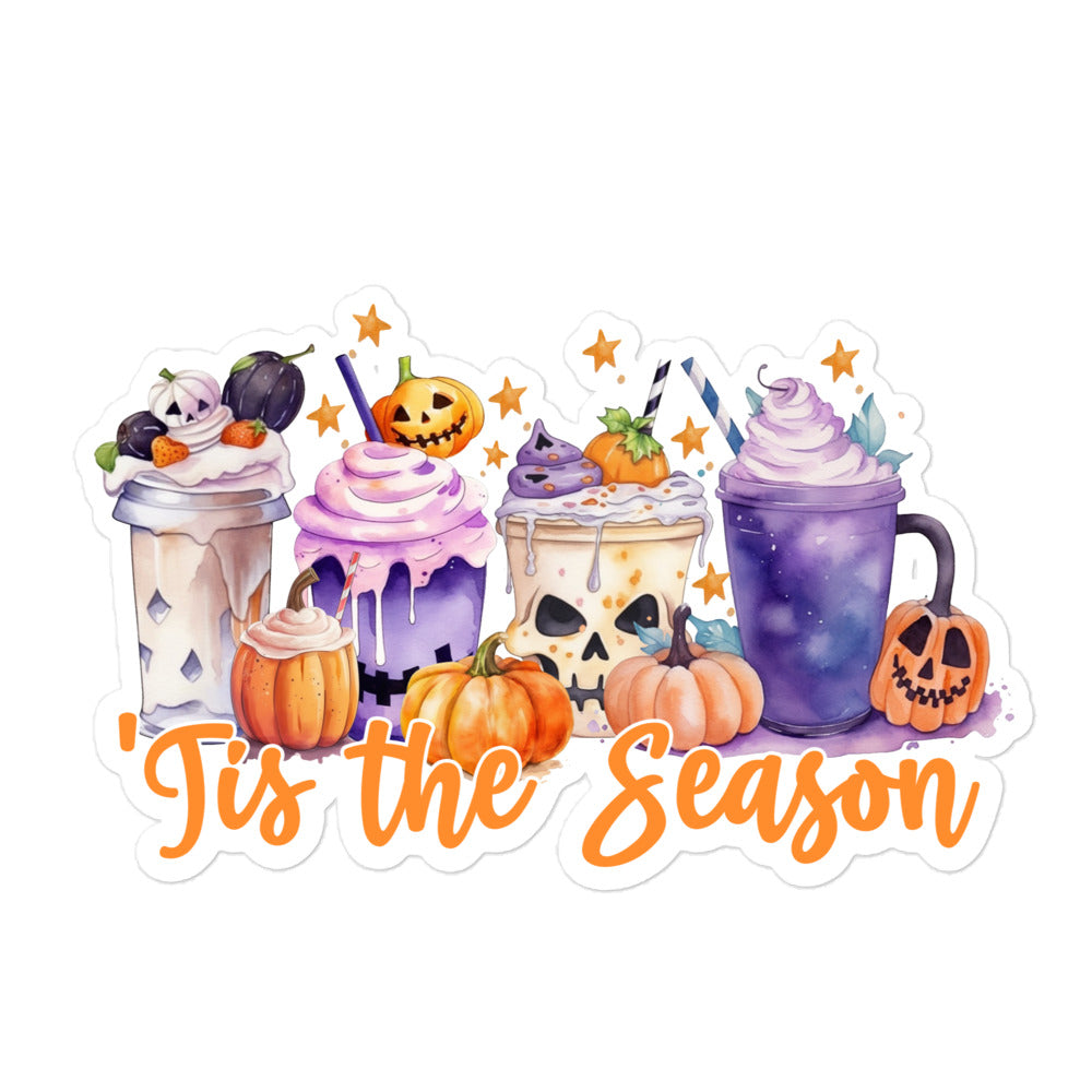 Fall coffee sticker HACO04