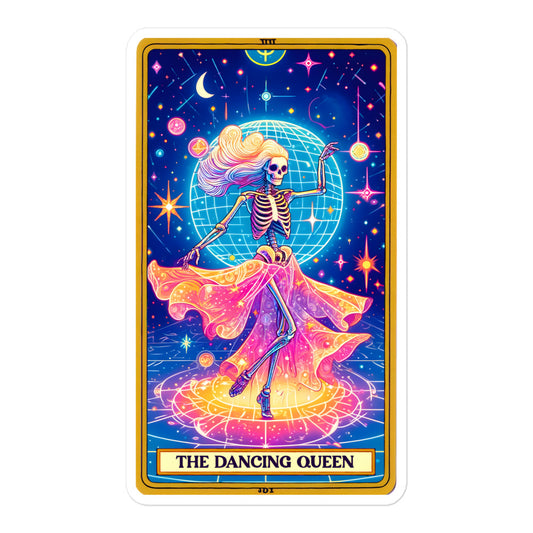 Funny tarot stickers Dancing queen TF1P05
