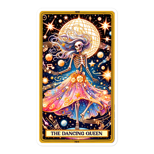 Funny tarot stickers Dancing queen TF1P06