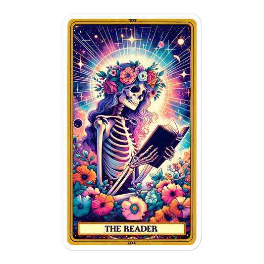 Funny tarot stickers Reader TF1P15