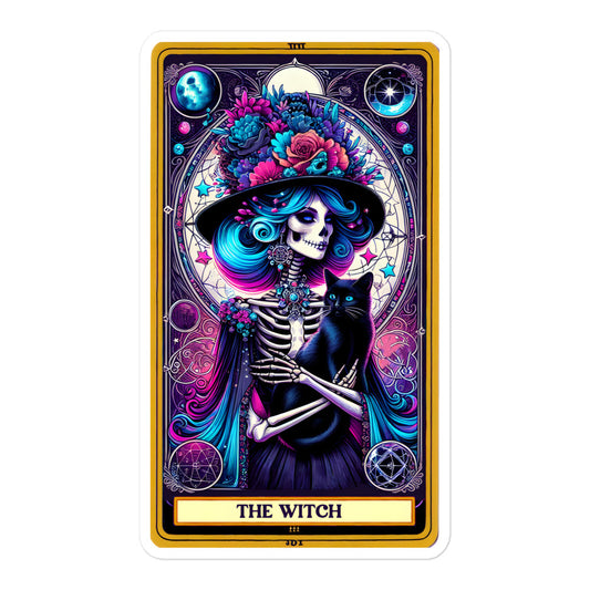 Funny tarot stickers The Witch TF1P23