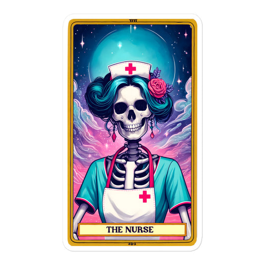 Funny tarot stickers The Nurse TF1P30