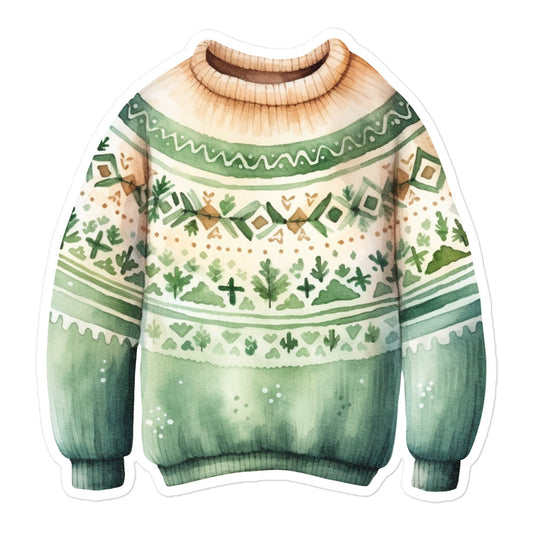 Christmas sweater stickers CS1P01