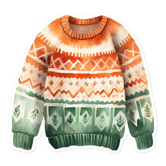 Christmas sweater stickers CS1P06