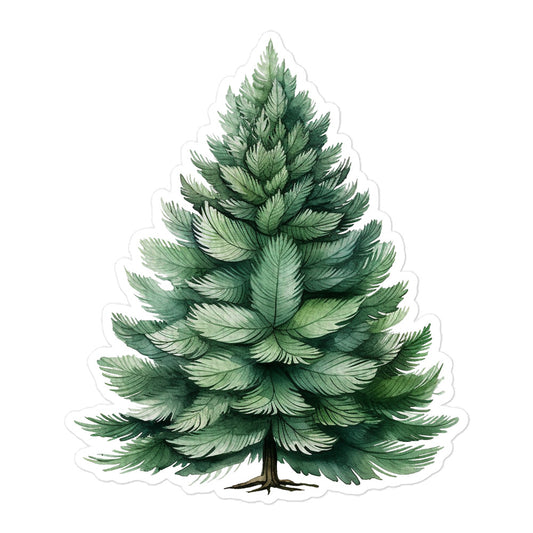 Christmas trees aesthetic stickers CT1P02