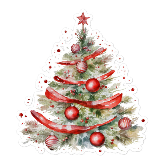 Christmas trees aesthetic stickers CT1P04