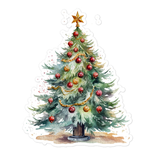Christmas trees aesthetic stickers CT1P08