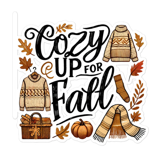 Fall autumn cosy sticker FG1P02
