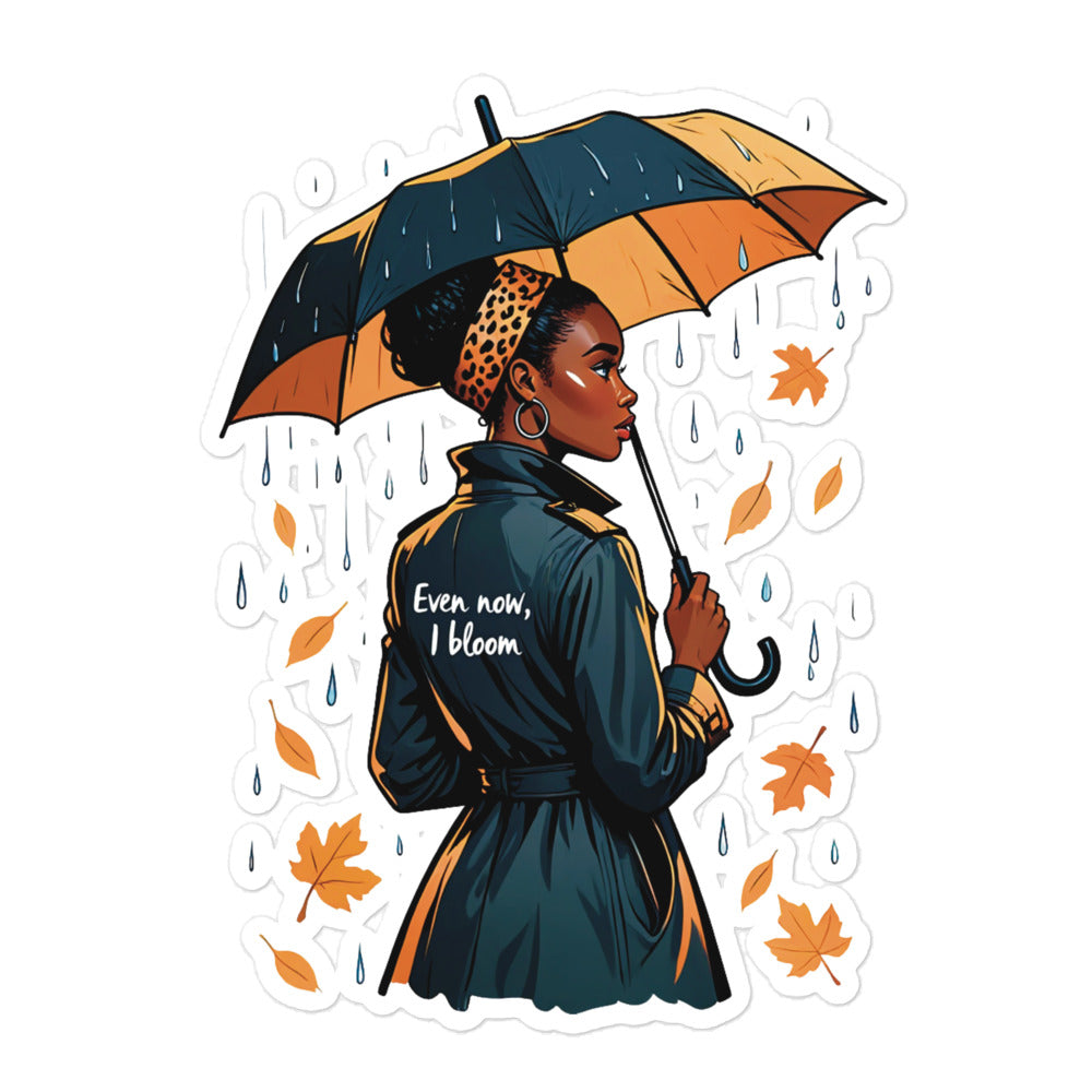 Fall autumn girl sticker FG1P06