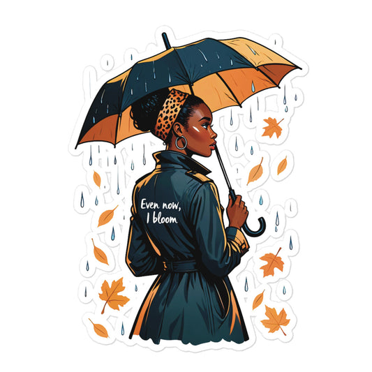 Fall autumn girl sticker FG1P06