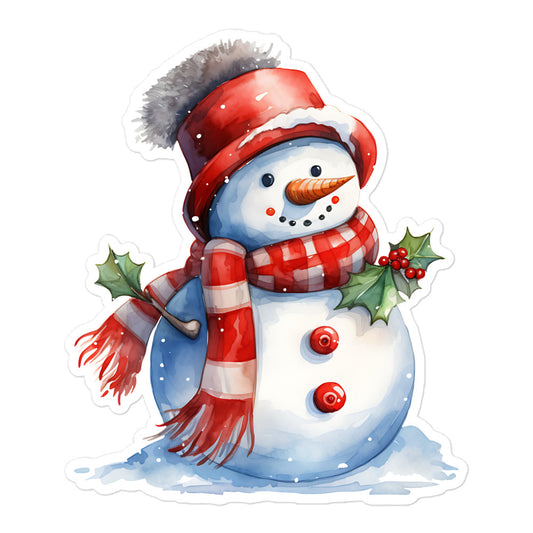 Christmas Snowman sticker MIHC03