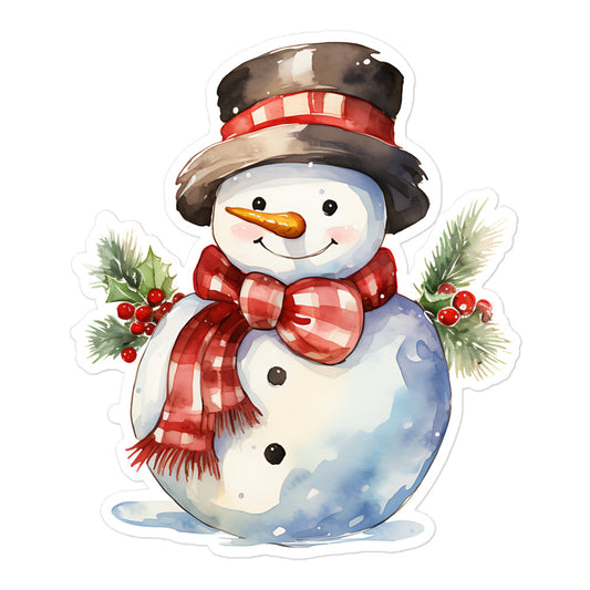 Christmas Snowman sticker MIHC11