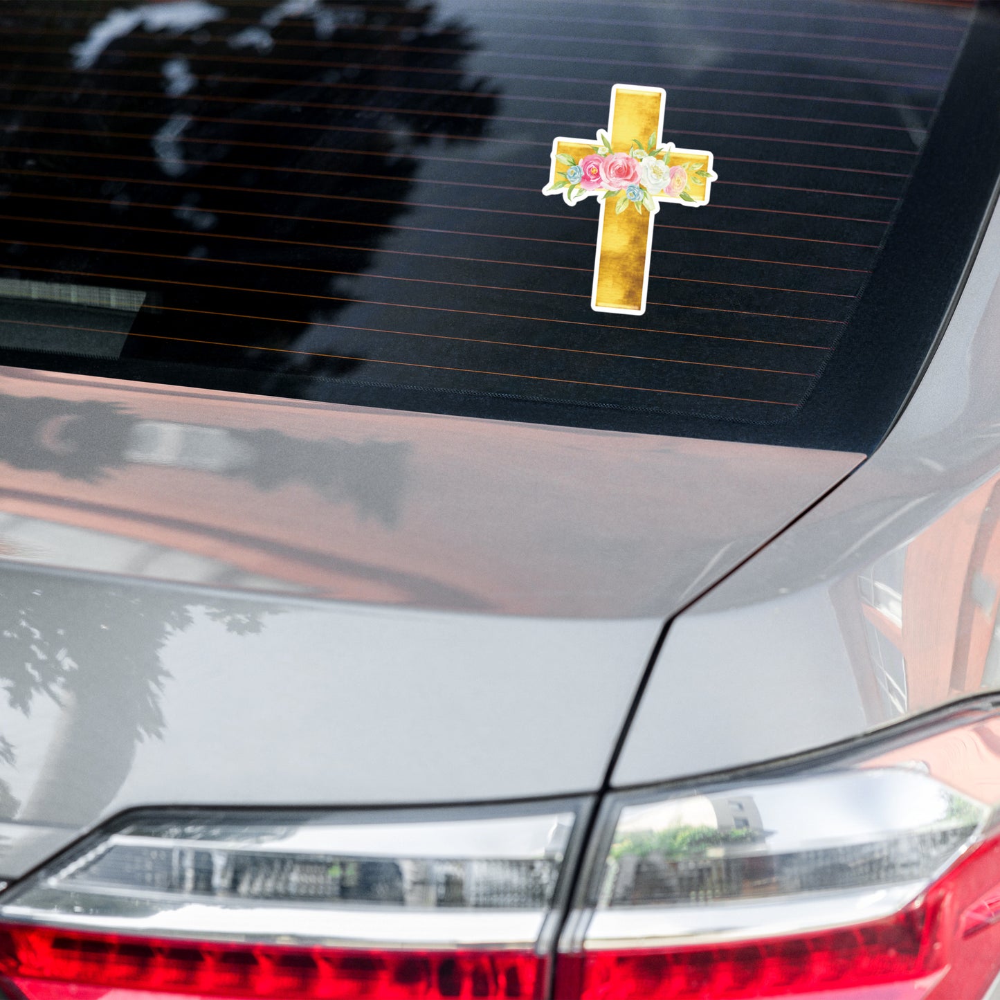 Faith-inspired Cross Sticker for Christians - FC1P04