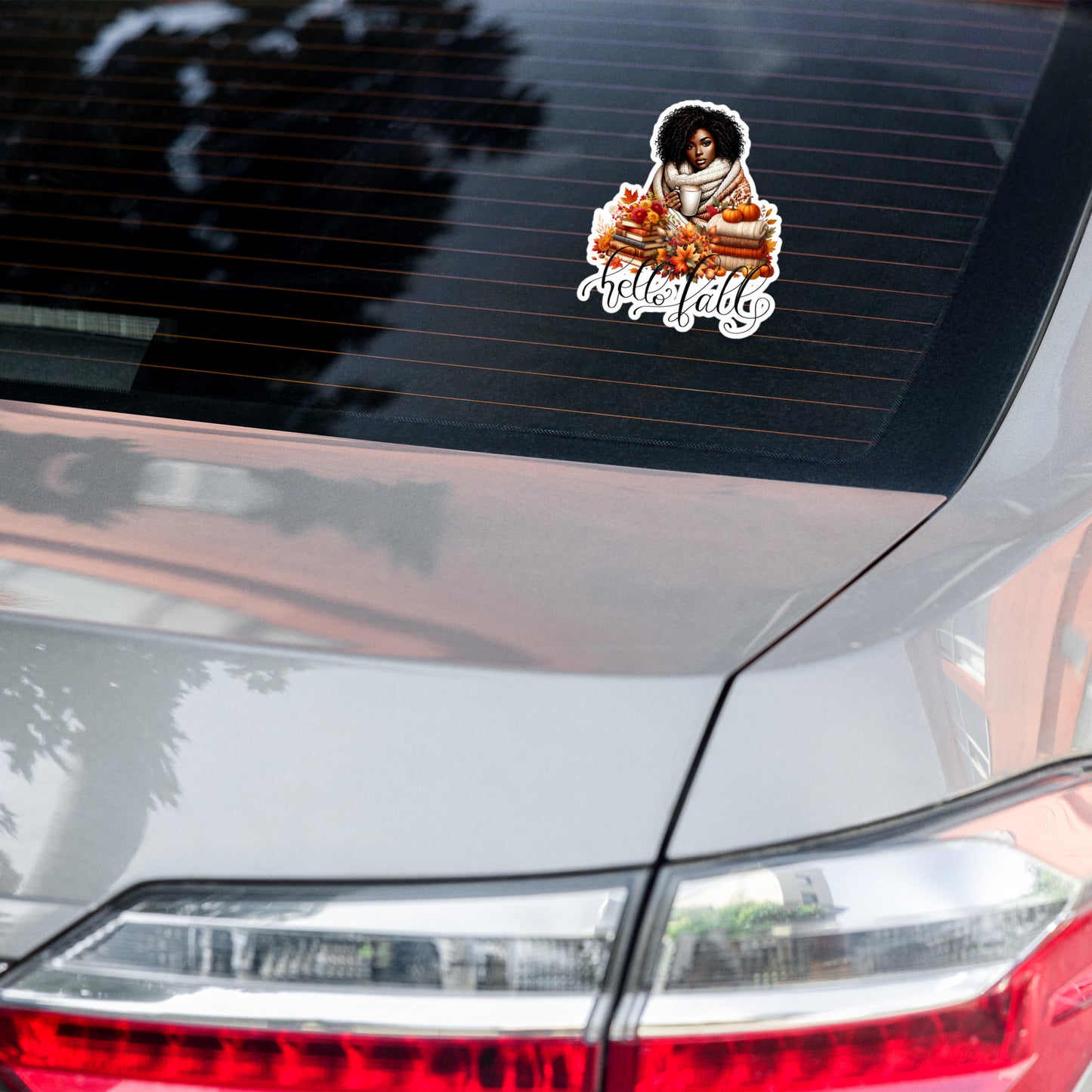 Fall autumn girl sticker FG1P04