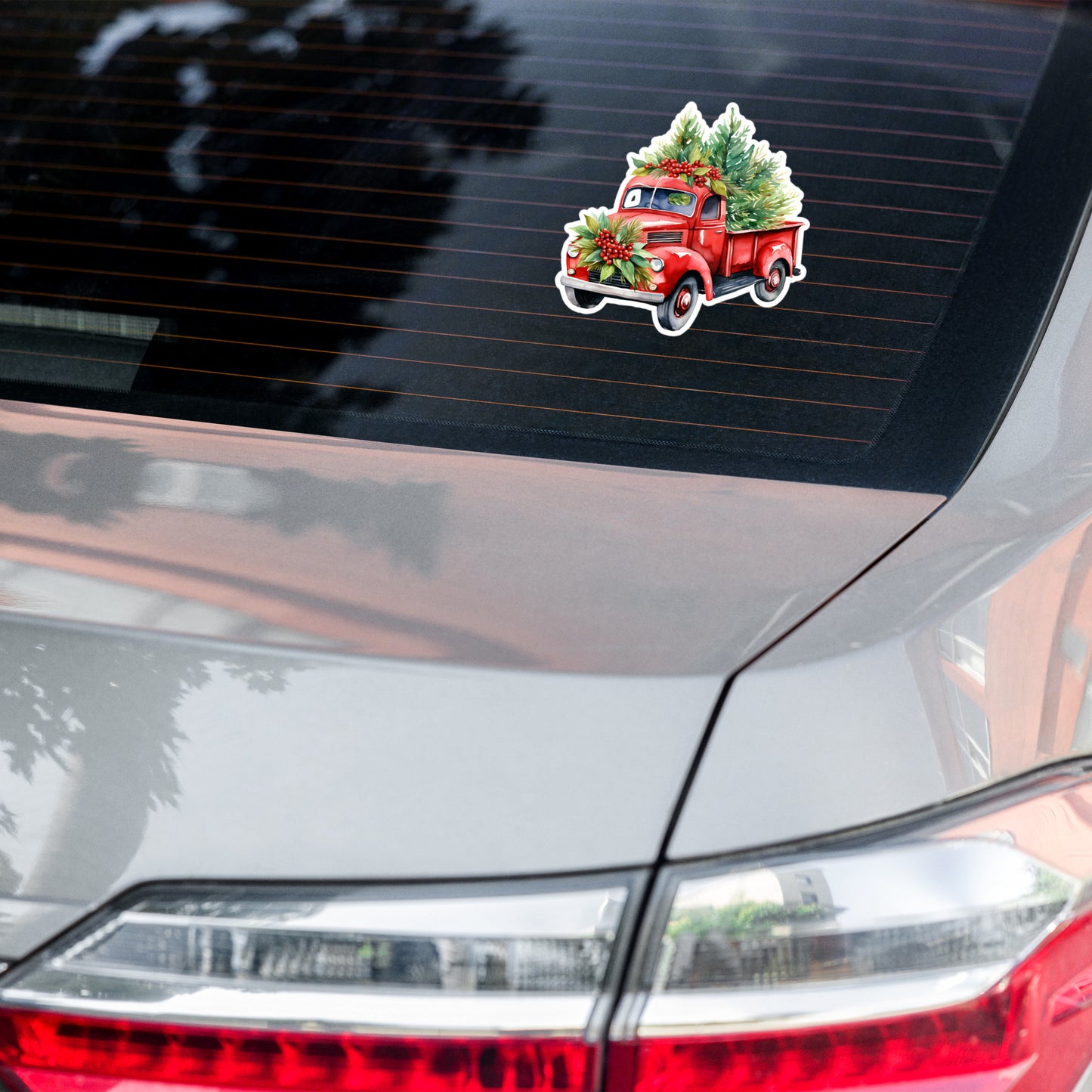 Christmas sticker holiday truck  MIHC08