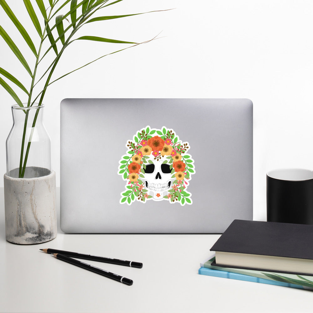 Cinco de Mayo stickers Floral Sugar Skulls - SM1P09