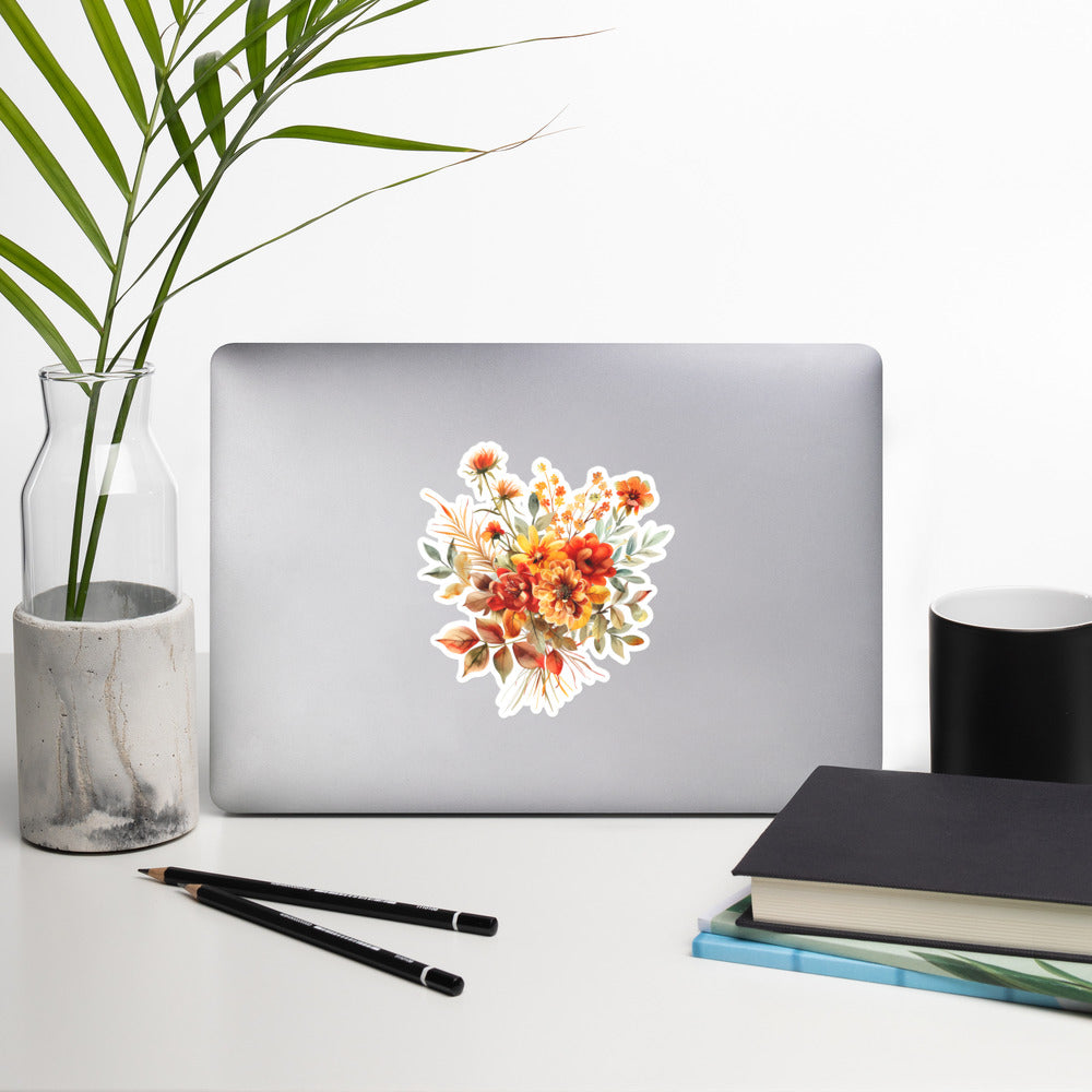 Fall wildflowers sticker FALLB04