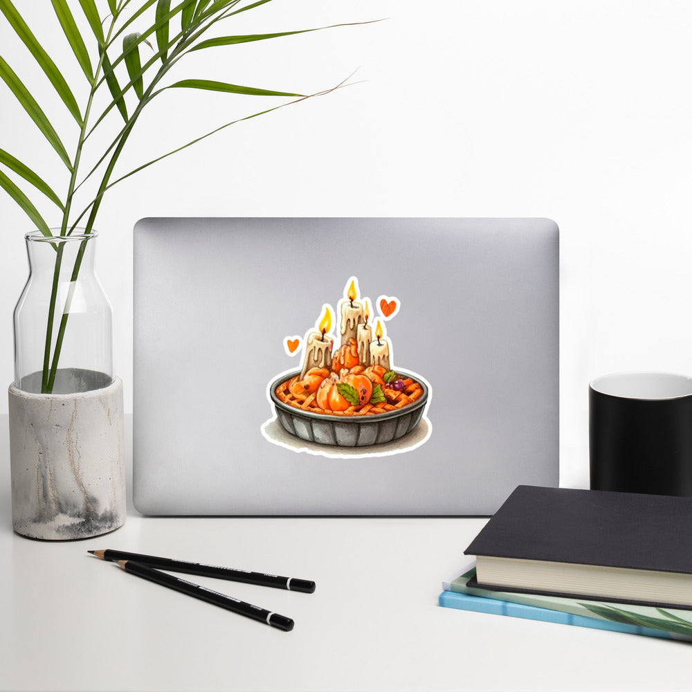 Halloween Pumpkin food sticker HLFD01