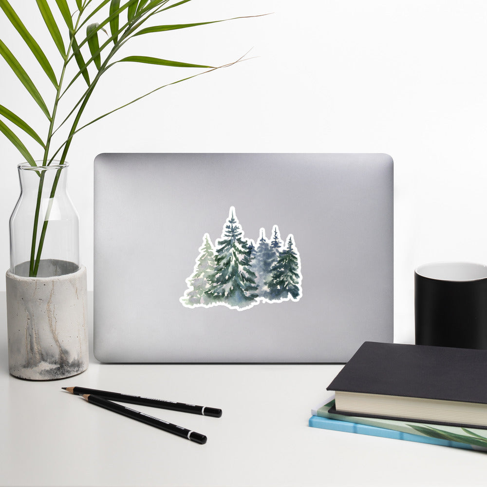 Spruce woodland stickers FB1P19