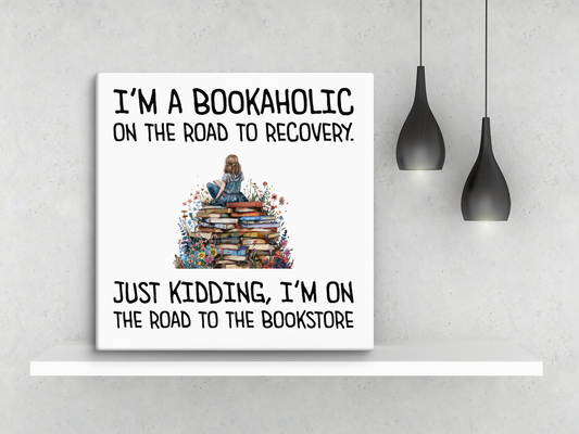 Bookish canvas print BRC10