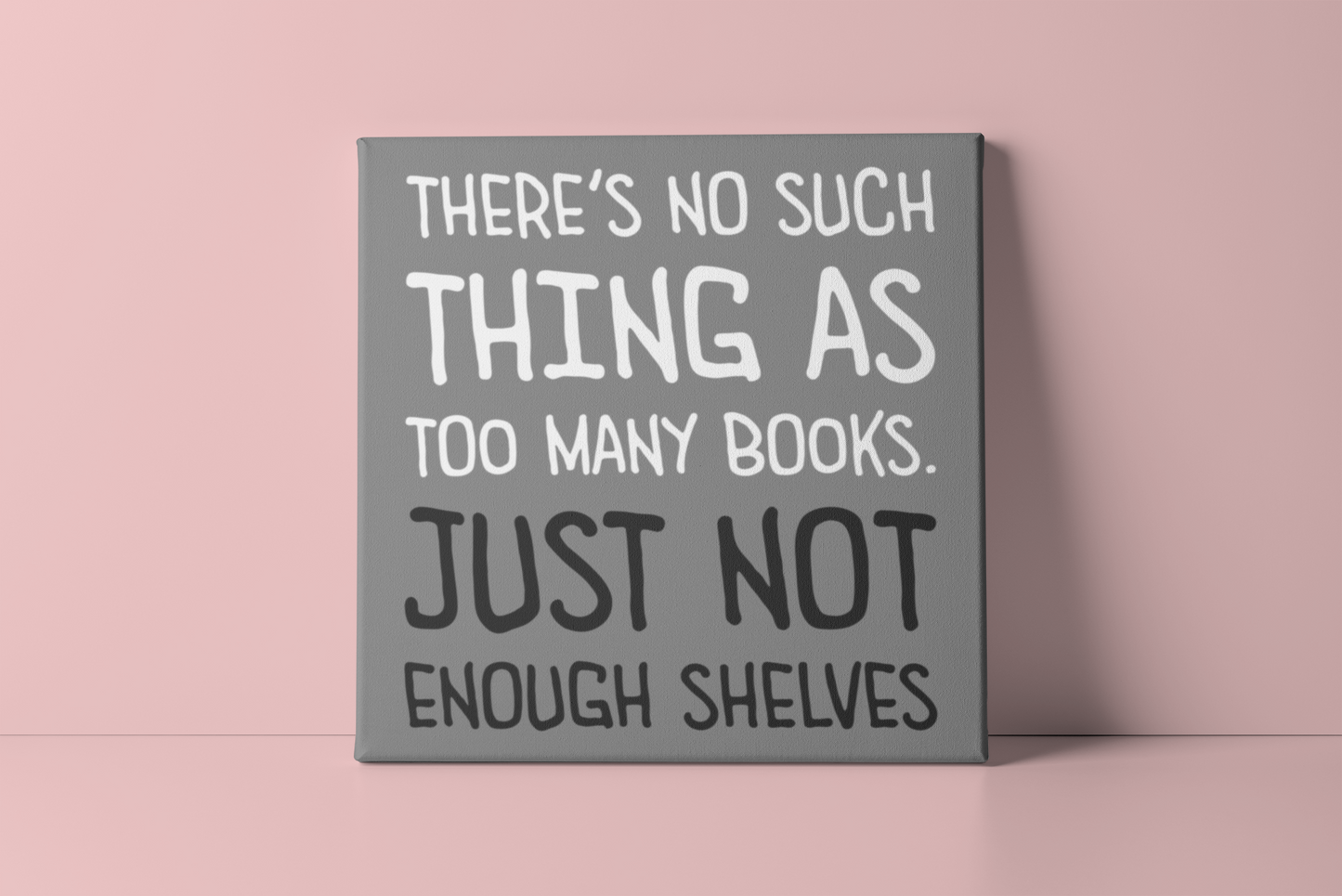 Bookish canvas print BRC15