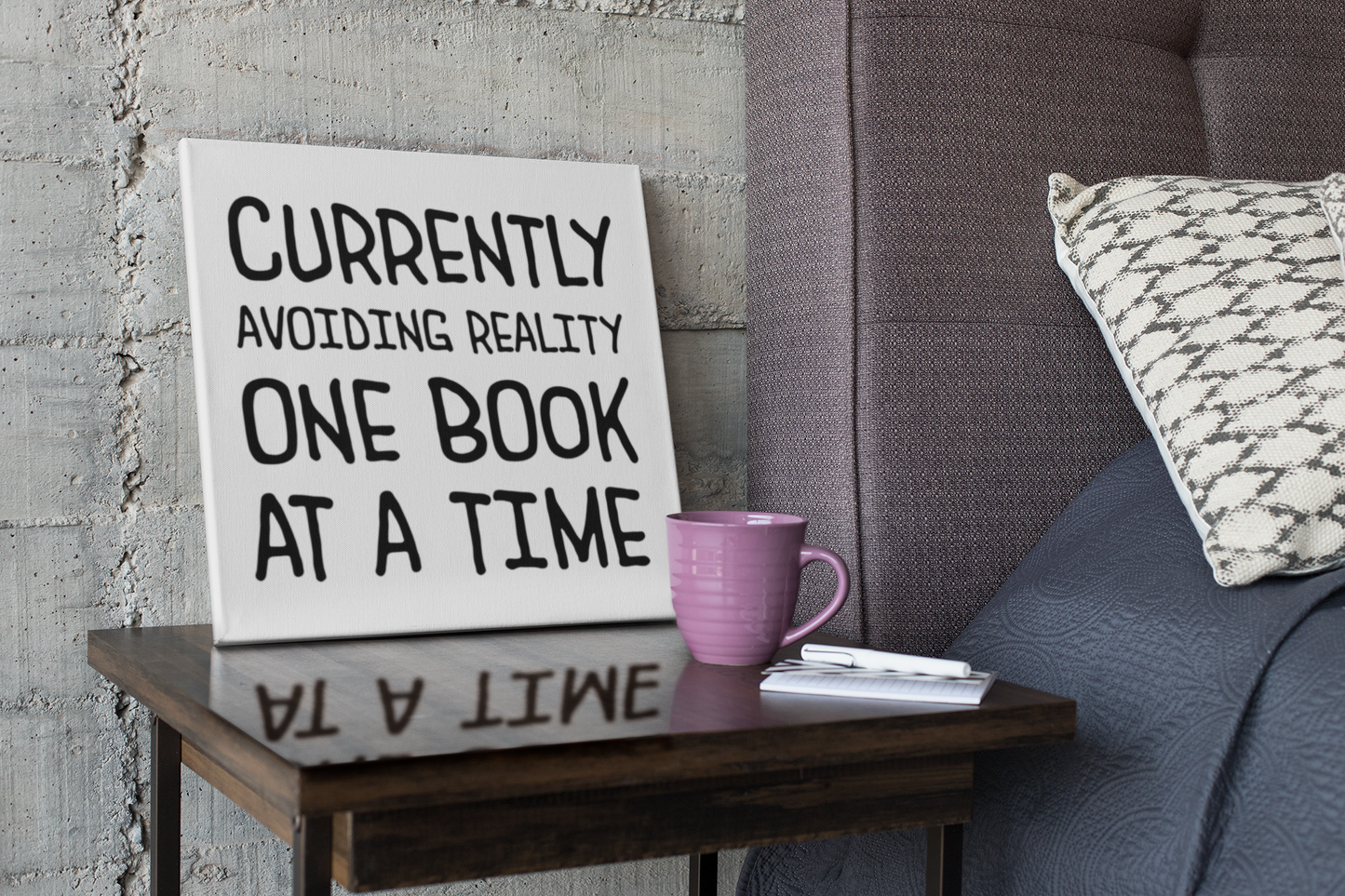 Bookish canvas print BRC11