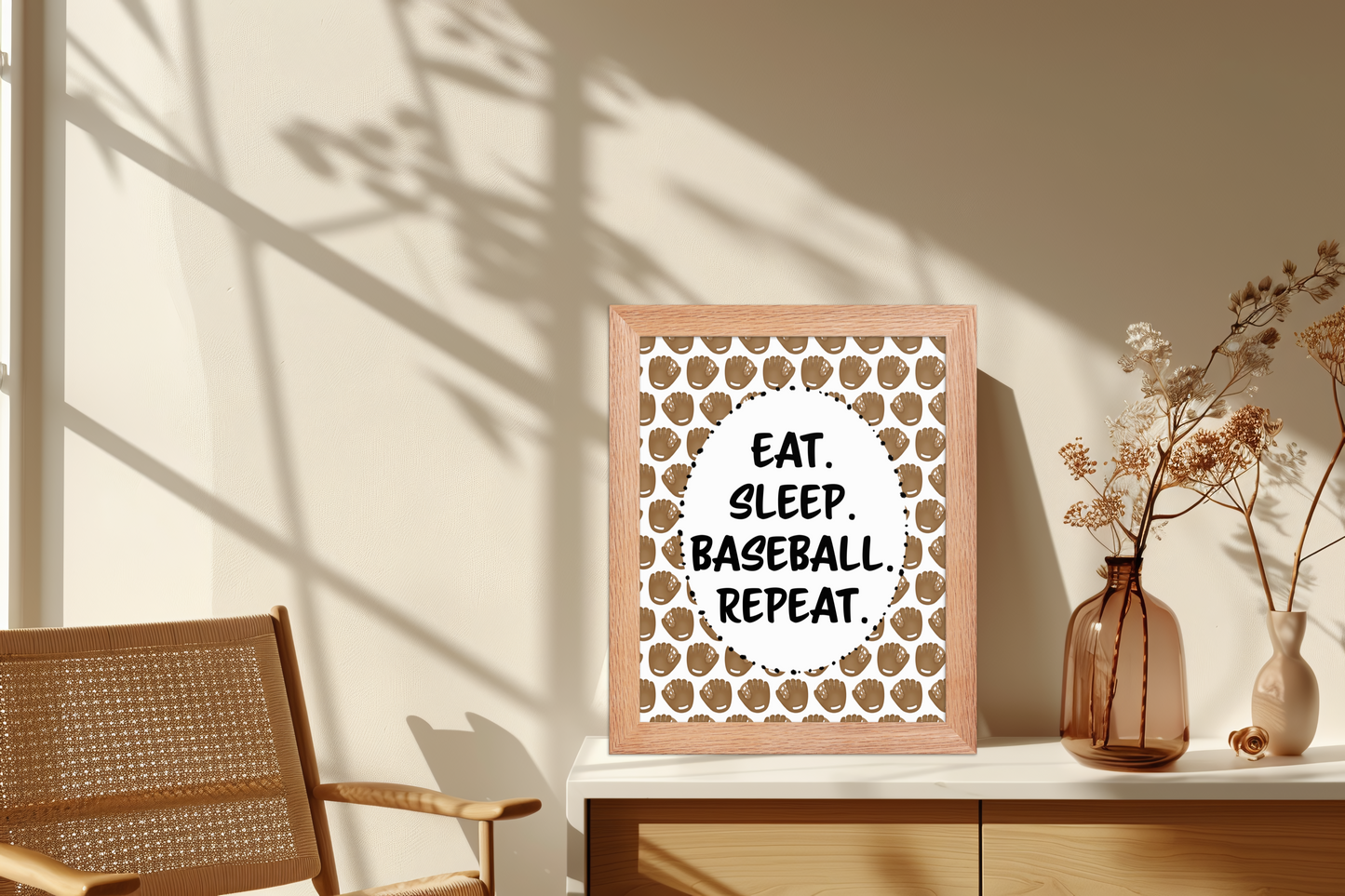 Baseball poster PNG print file BSFU04