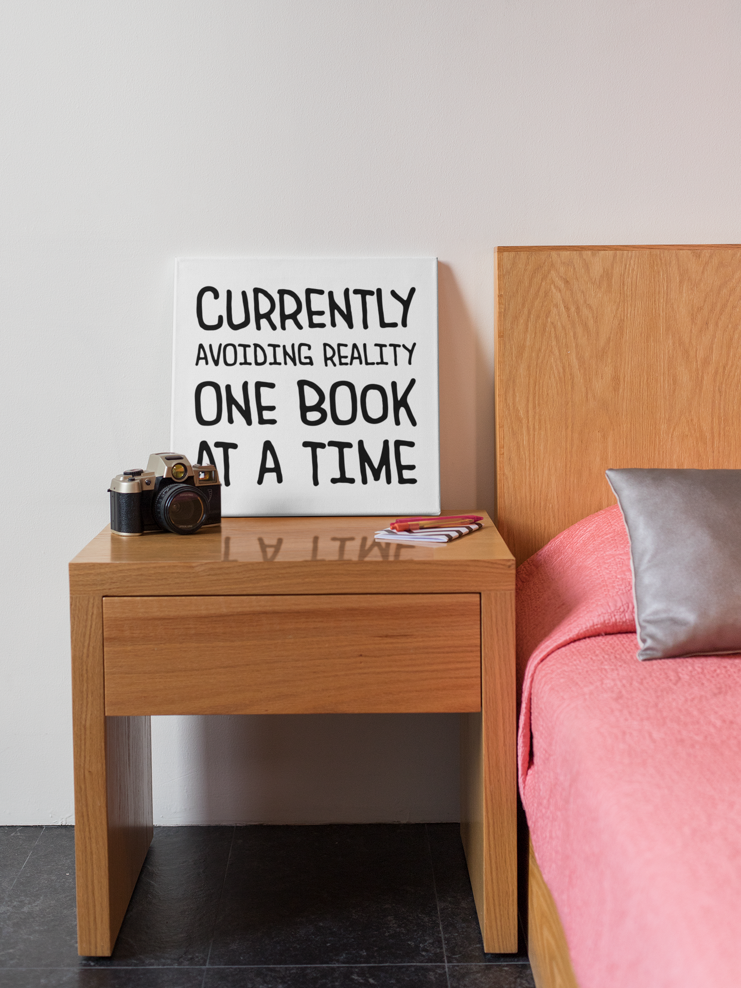 Bookish canvas print BRC11