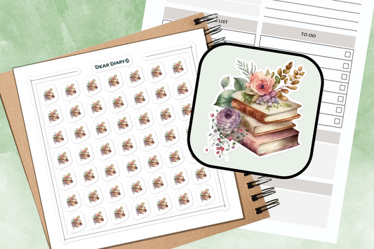 49 Reading planner stickers sheet - FBSH03