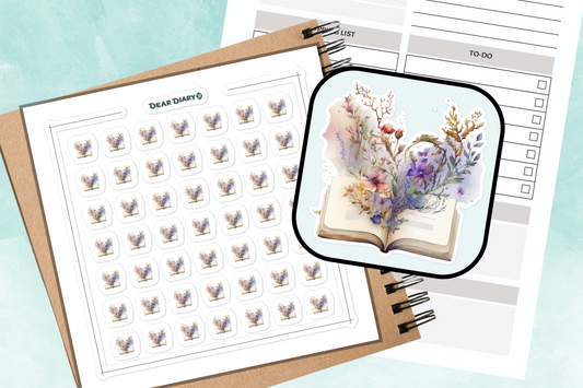 49 Reading planner stickers sheet - FBSH07