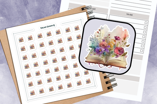 49 Reading planner stickers sheet - FBSH02